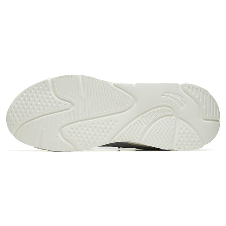 New Anta Millennium 2.0 Anti Slip And Wear Resistant Breathable Low Top Sports Casual Shoes Gray White 112248891-1