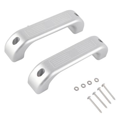 Wnętrze samochodu Stop aluminium Chrom Wykończenie klamki drzwi dla Land Rover Defender 110 90 2007?2016