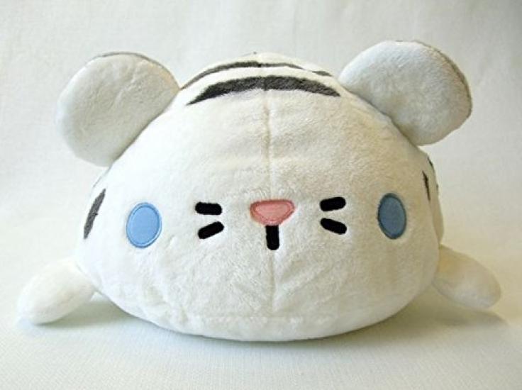 Munyumum Cushion White Tiger Plush Toy, XL Size