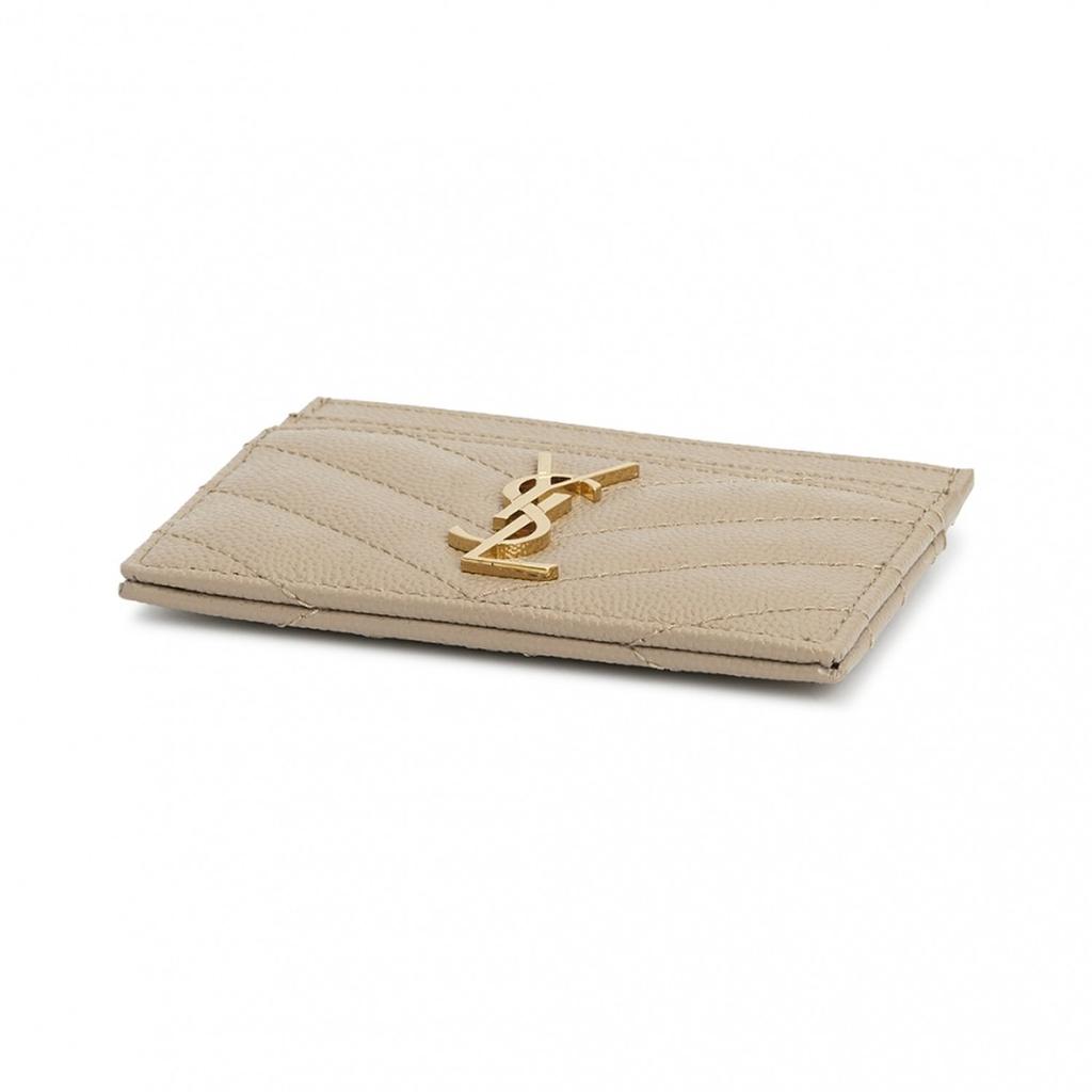 Saint Laurent Carteira de Cartão Feminina Cassandra Matelassê 423291 BOW01 2721