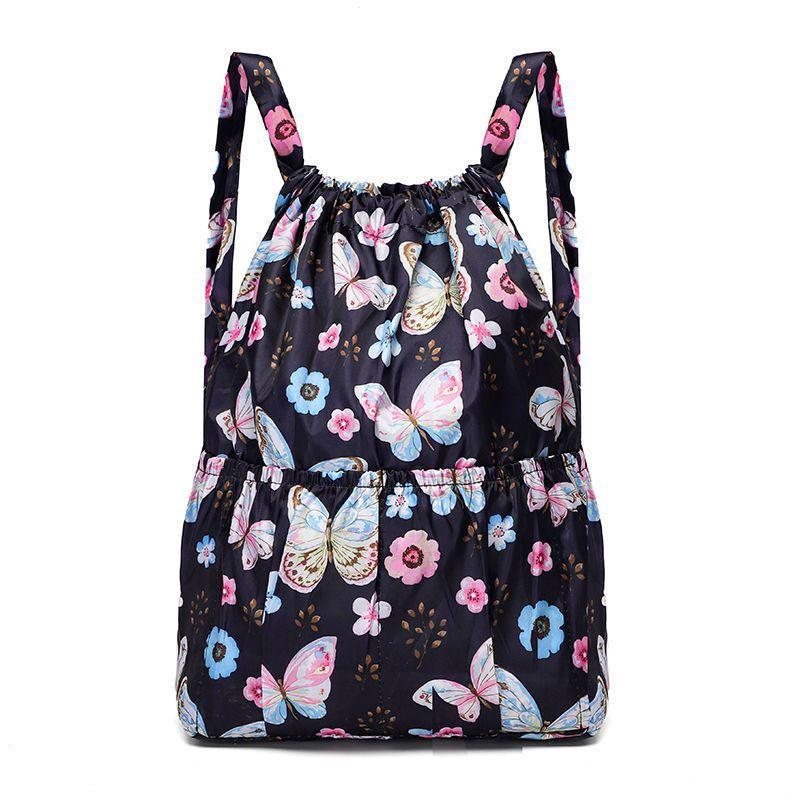 Nylon-Bündel-Taschen-Rucksack, Outdoor-Sporttasche, große Kapazität, leichter Reiserucksack