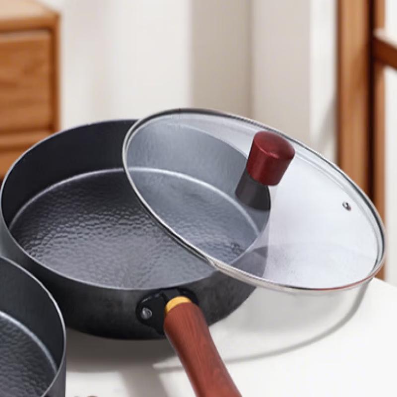 Uotuo 28CM Non-Stick Frying Pan with Glass Lid