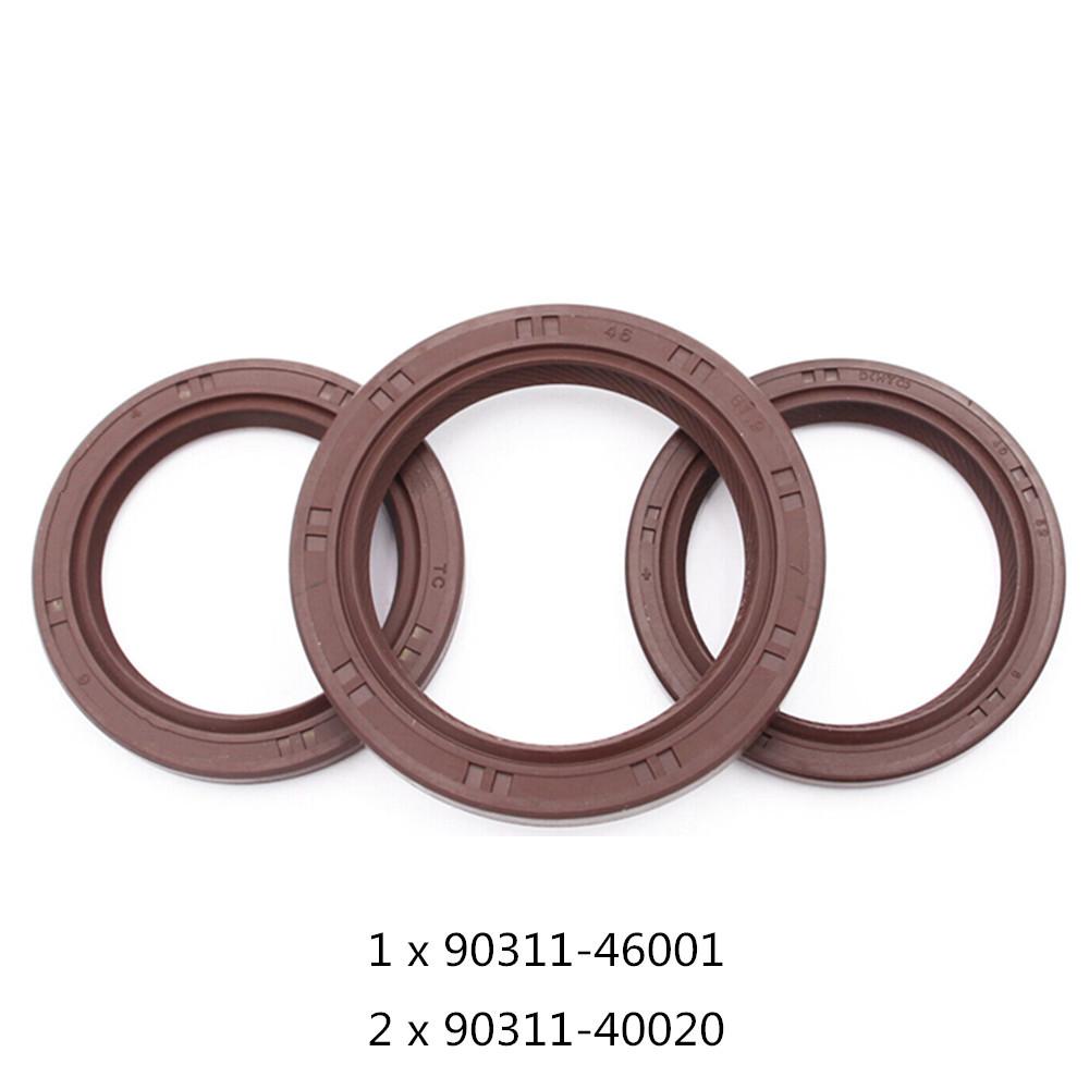 

New Crank Cam Seals For Toyota Supra Lexus GS300 SC300 IS300 90311-46001 90311-40020