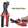Steel Hole Punch Pliers Revolving Eyelet Piercer Multifunctional Belt Puncher  Punch Hole Tool