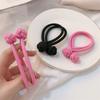 Rubber Chinese Knot Hair Rope Elastic Korean Rubber Band Retro Elastic Hair Ring  Party