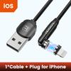 Magnetický kabel Toocki Rychlé nabíjení Micro USB Type C Kabel pro iPhone Samsung Xiaomi Magnetická nabíječka pro mobilní telefon Datový kabel