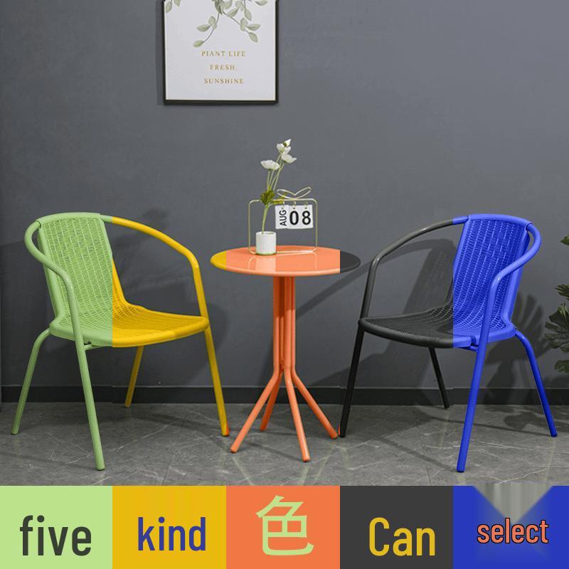 European Style Outdoor Cafe Milk Tea Table and Chair Set