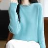 Sweater for Women Autumn Winter Thickened Pullover Warm  Stretchy Long Sleeve Kinnted Round-veck Jumper Tops