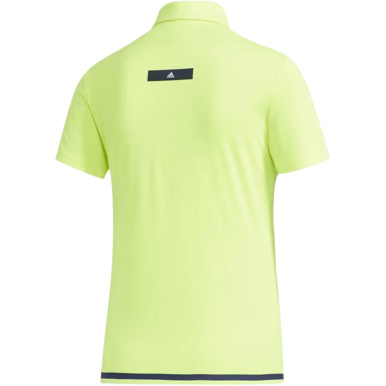Adidas Logo Print Short Sleeve Polo Shirt Women tops Fluorescent-Green FJ3848