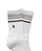 Emelbi Sportive Air Cushion Crew Socks Ny (Black)