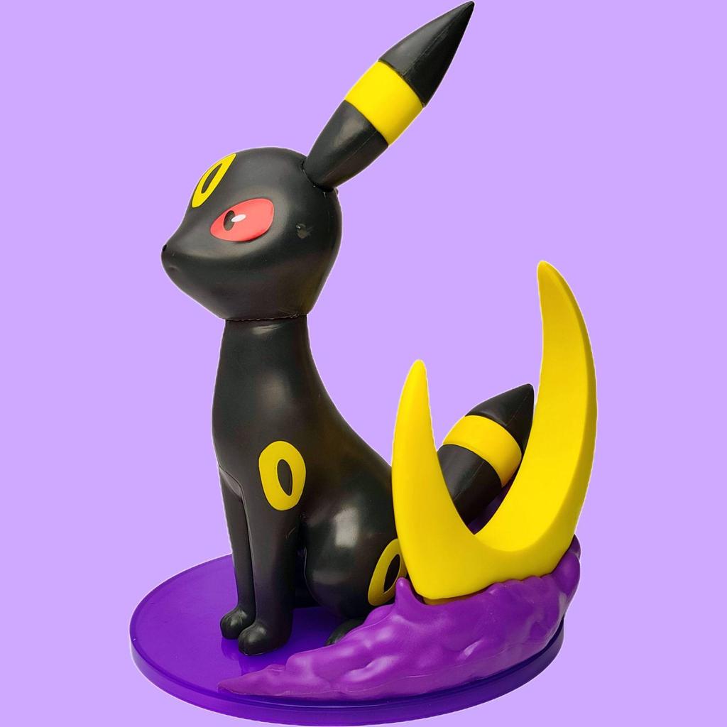 Eevee Family: Moon Leaf Sprite Desktop Ornament – Cute Pokémon Figure
