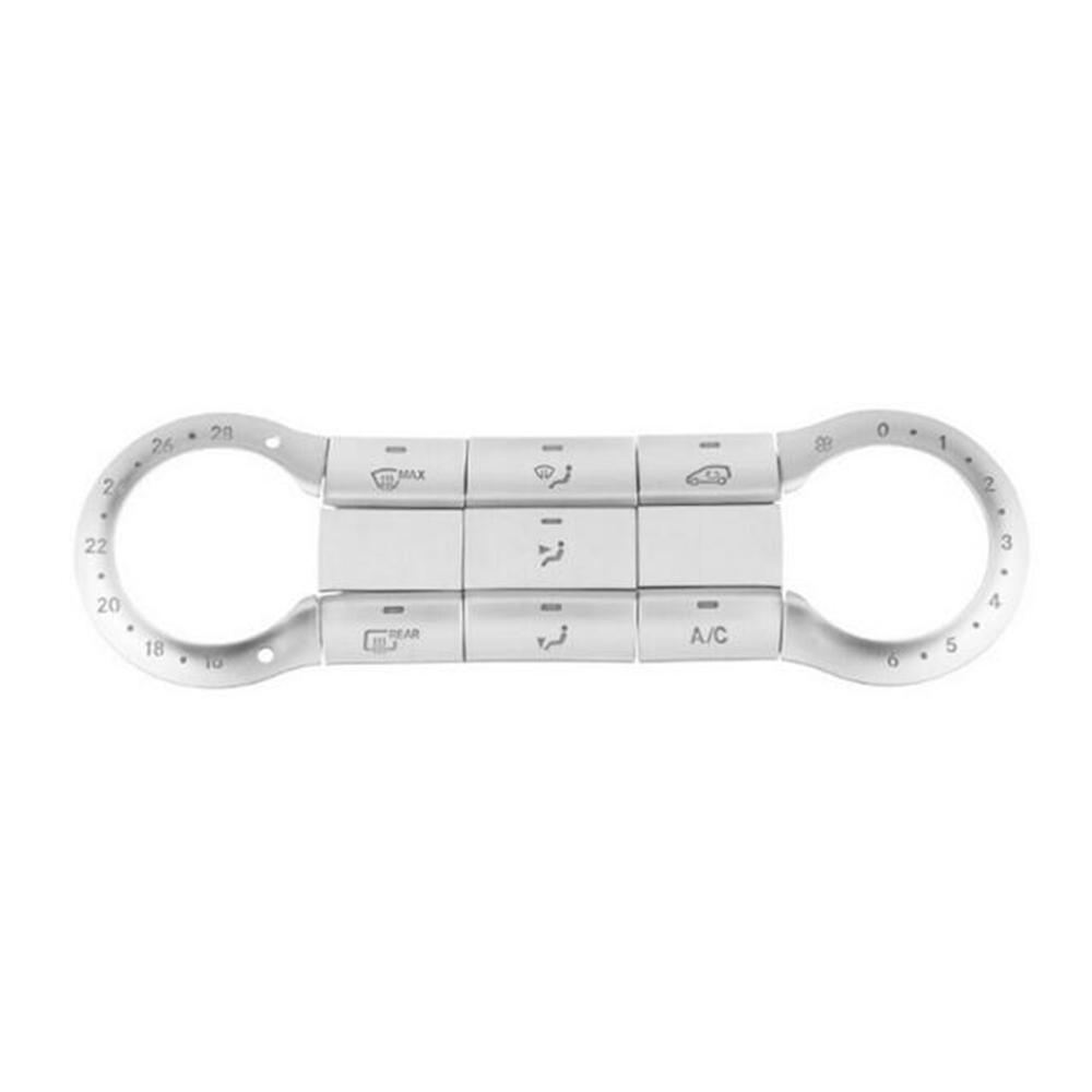 11Pcs Car Center Air AC Button Cover For Mercedes Benz A W176 CLA C117 2013-2018