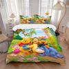 Winnie Pooh Friends Print 3Pcs Bedding Setduvet Cover With 2 Bedropillowcase Home Birthday Gift