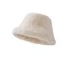 Versatile Winter Faux Mink Fisherman Hat - Thick Plush for Large Head Circumference, Adult Size
