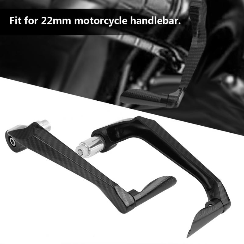 7/8" 22mm 1 Pair Carbon Fiber Alloy Motorcycle Brake Clutch Levers Protection Universal For YAMAHA Kawasaki  Accessories