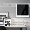 4 Gang Smart WiFi Touch Light Switch APP Remote Voice Control