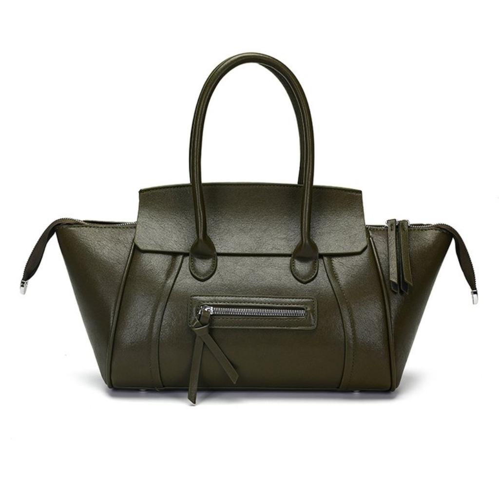 Xeie Thuk Shoulder Bag Women Faux Leather Multi Compartment Office Daily