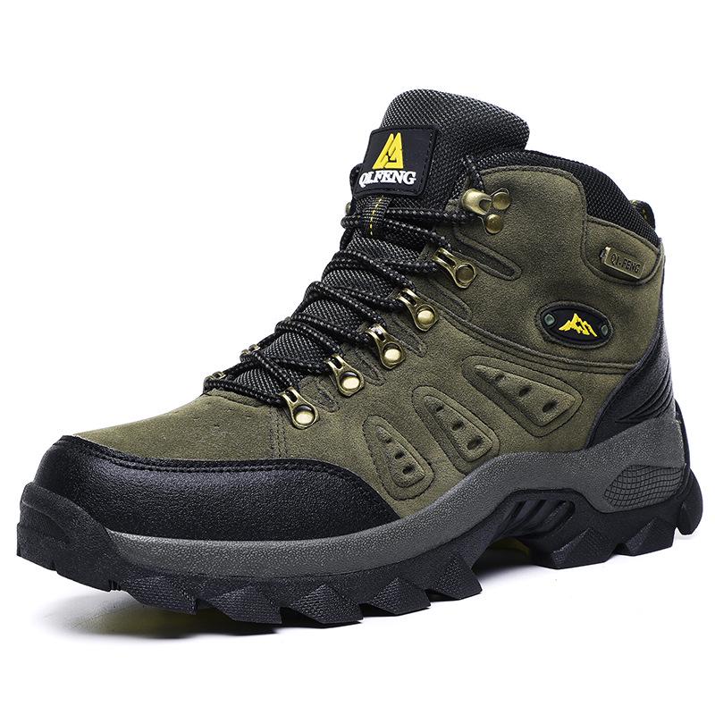 Unisex High-Top Plus Size Hiking & Trekking Shoes – Outdoor & Sports Cotton Footwear