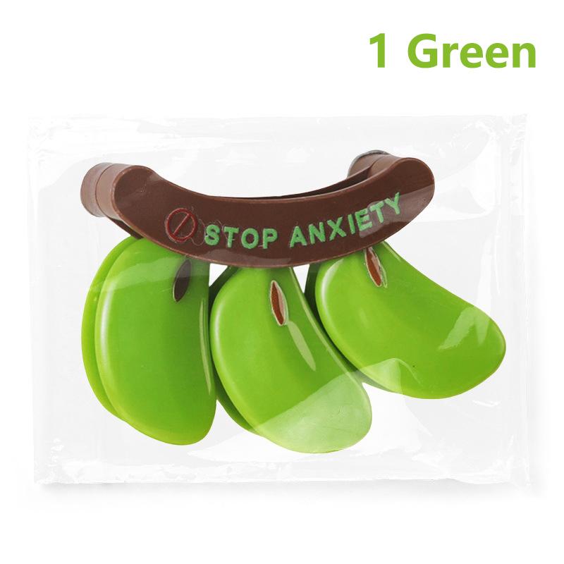 Kunststoff Bananen Magnetverschluss Feuchtigkeitsdicht Handpresse Frischhalteclip Multifunktionaler Haushalts-Lebensmittelbeutelclip