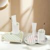 Heart Pattern Diatom Mud Bathroom Tray Quick-Drying Cosmetic Storage Tray Plate Cup Holder  Kitchen