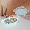 Food Grade Silicone Pumpkin Tray Mould Halloweens Crafting Tool for Candle Decorations