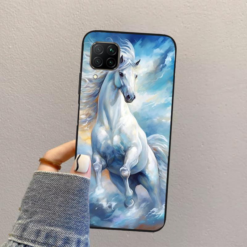 Animal Majestic Painting Horse For Huawei Nova 3i 7i 8i 11i 12i 9 10 SE Y73 Y90 Y70 Y72 Y61 Y91 P30 P40 Lite P60 Pro Case