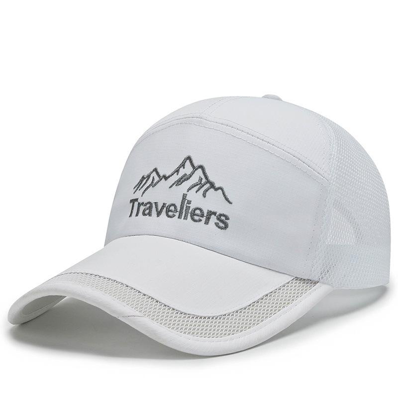 Hat Men's Mesh Hat Breathable Cap Sunscreen Baseball Cap Outdoor Casual Korean Hat Sun Hat Men's and Women's