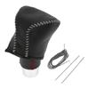 A ABSOPRO Gear Shift Knob Cover for Lexus ES300h Black 1pc 2018-2023, Anti-Slip, Gray,