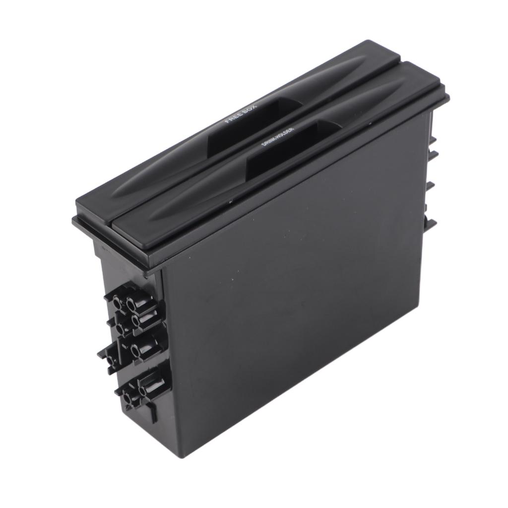 New Car Auto Double Layer Radio Pocket Drink Cup Holder Storage Box