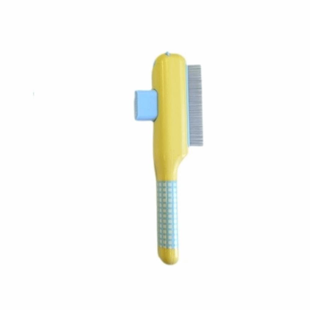 Bear Shape Pet Flea Comb Efficient Cat Grooming Brush Cat Hair Remover Comb  Pet Salon жёлтый