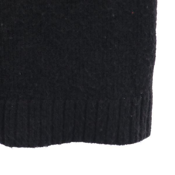 AMERI UNDRESSED Long Sleeve V Neck Knit F Black Sweater Women Used