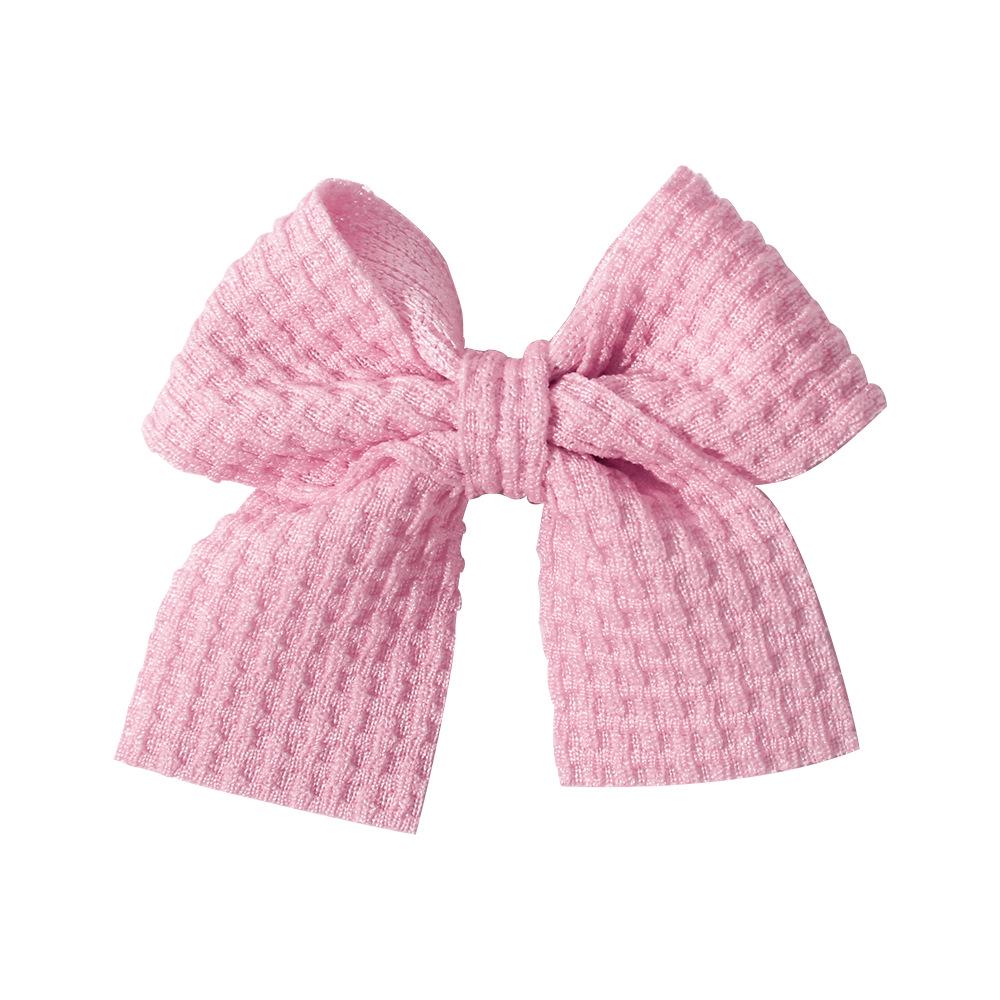 Popular Handmade Fabric Bow Hair Clips for Girls - Macaron Duckbill Style