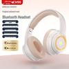 Noise-Cancelling Over-Ear Wireless Bluetooth Headphones with Card Slot and Long Battery Life for Gaming and Universal Compatibility