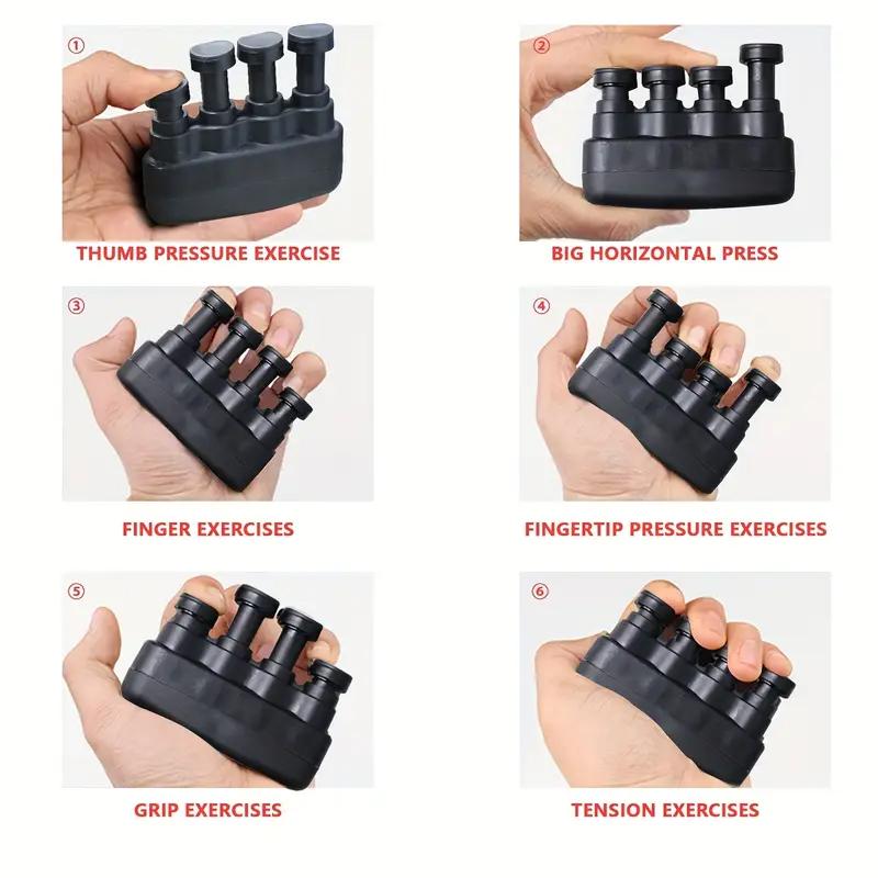 Guitar Hand Grip Finger Exerciser Strengthener Power Trainers Medium Tension Home Fitness Equipment Piano Entry Finger Exerciser