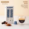 ELEVENS COFFEE | Vibe & Flow | Spezialkaffeekapseln | 100% Arabica | 11 Aluminium-Kaffeepads (10 + 1) | Dunkle Röstung | Intensität 10