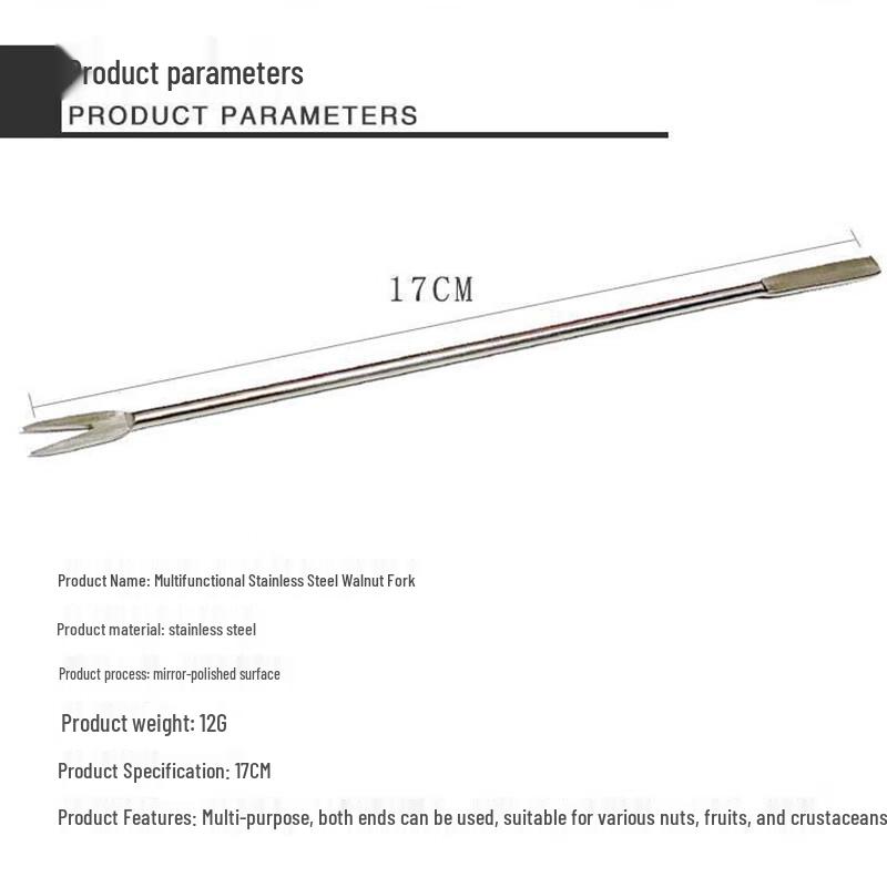 Stainless Steel Seafood and Nut Cracker Pick Set