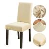 1 2 4 6 -Pcs Jacquard Dining Chair Covers Stretch Plush Chair Slipcovers Chair Seat Coverwashable Removable For Dining Room