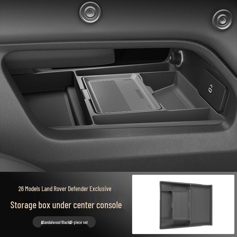 Land Rover Defender Multifunctional Center Console Storage Box and Glasses Holder for 26 Models