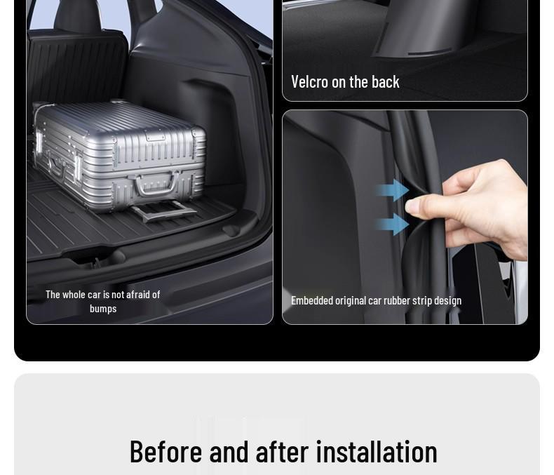Tesla Model Y Trunk Side Panel Felt Cover