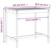 5 Piece Garden Bar Set Solid Pine Wood