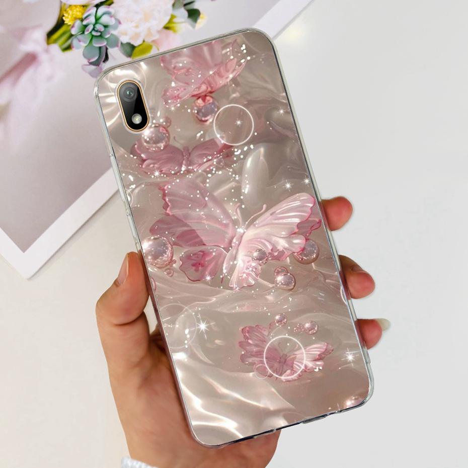 Schöne Hülle mit Aufdruck für Huawei Y5 (2019) AMN-LX9 Weiche Silikon-TPU-Rückabdeckung Für Huawei Y5 2019 Handyhüllen