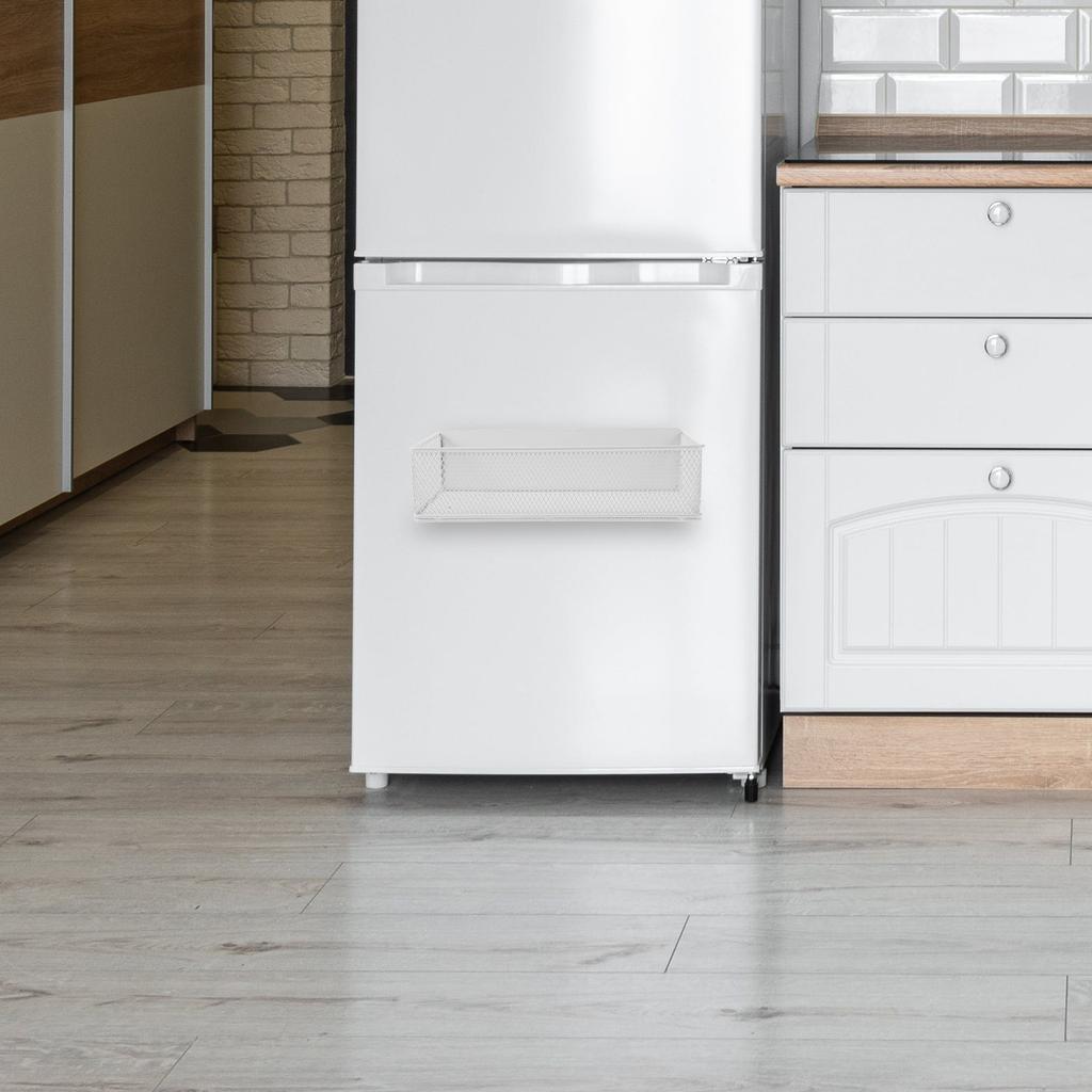 Large Capacity Magnetic Shelf for Fridge Door Storage Organizer Kitchen Cabinet Iron Rack for Spices Snacks Metal Container