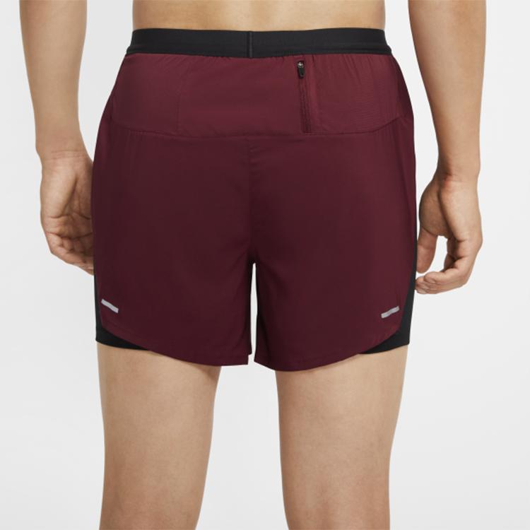 Nike Sommer-Laufshorts Herren Unterteile Dunkelrot CU5475-638