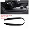 2pc Carbon Fiber Central Control Shift Gear Panel Strip Cover Cover Trim Accessories For Benz A Class W177 A200 A220  - 2024