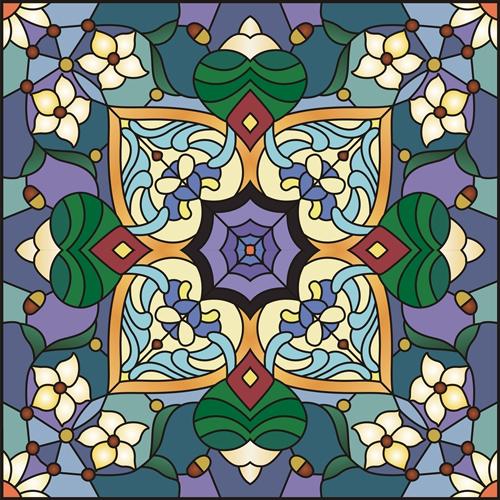 

Window Film Frosted Stained Glass Films,Customized Church Design Static Cling Sticker,Home Decor Foil Window Treatment (as the picture,30X30cm)