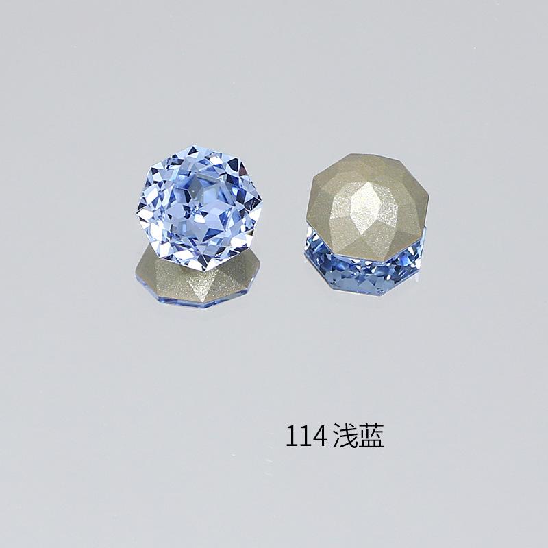 

10 шт. хрустальный маникюрный бриллиант огранки «роза тысячелетия» с имитацией циркона с восьмигранным заостренным основанием из бриллианта K9, ювелирные аксессуары 8*8mm