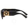 VerSace Dark Gray Rectangular Men S SunglaSSeS Ve4406 Gb1 87 56