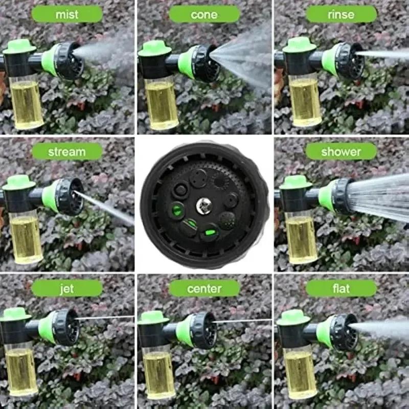 1/3PCS 8in1 Portable Auto Foam Lance Water Gun High Pressure Nozzle Car Washer Sprayer Cleaning Tool Automobile Car Accessories