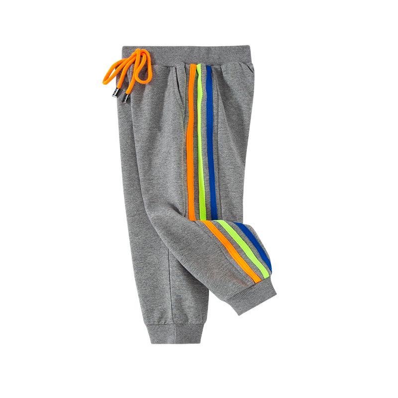 2026 Kids Dinosaur Cartoon Cotton Sports Pants - Boys Autumn Knit Long Pants 100 cm