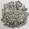 Piedras de Concha de Terrazzo Blanco y Negro de Nácar para Decoración de Acuario y Maceta